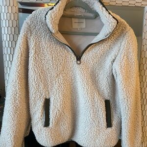 Cream Sherpa Jacket